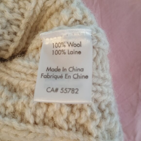 NWOT Loft604 Creative Frame Of Mind Men Large Heavy 100% Wool Sweater Turtleneck - Picture 5 of 7